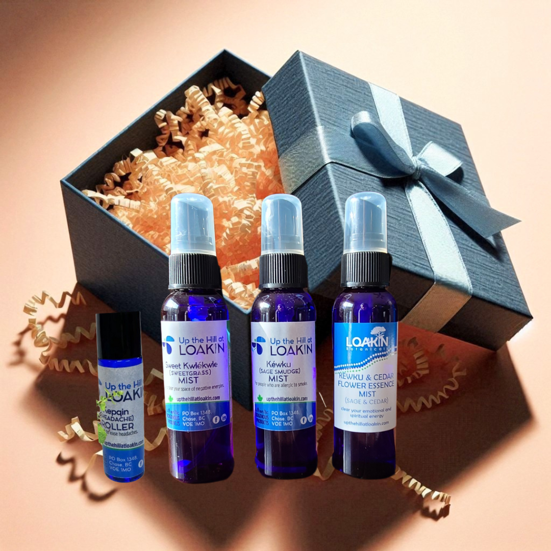 Energy Healing Mists (3) + Aromatherapy Roll-On (1