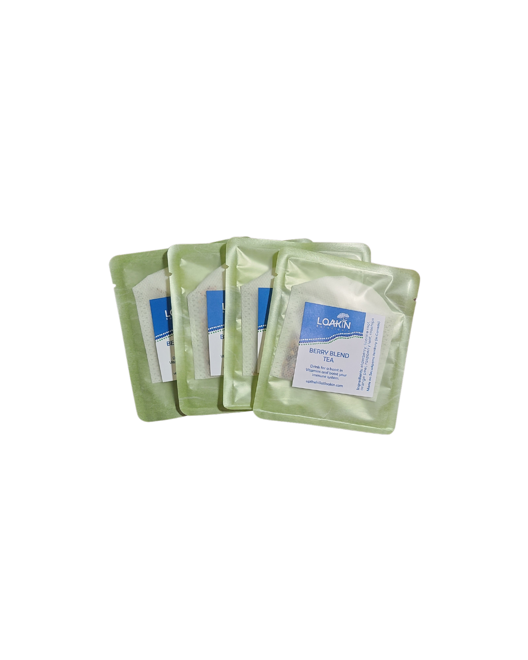4 Single Pack Botanical Teas w/Soap Bar