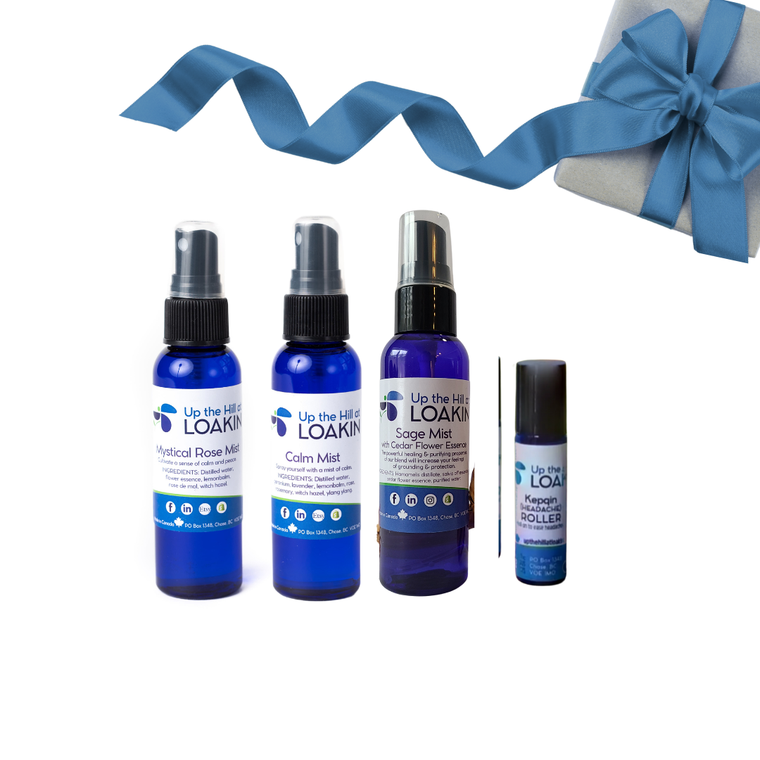 Energy Healing Mists (3) + Aromatherapy Roll-On (1