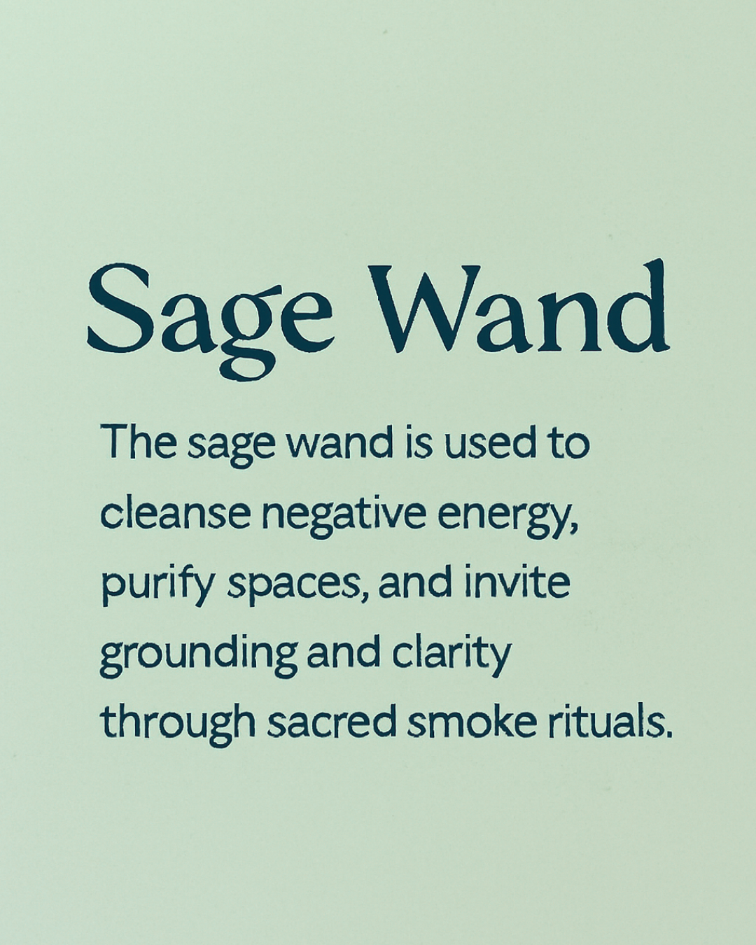 Sage Wand - Blessing Sage for Spiritual Cleansing