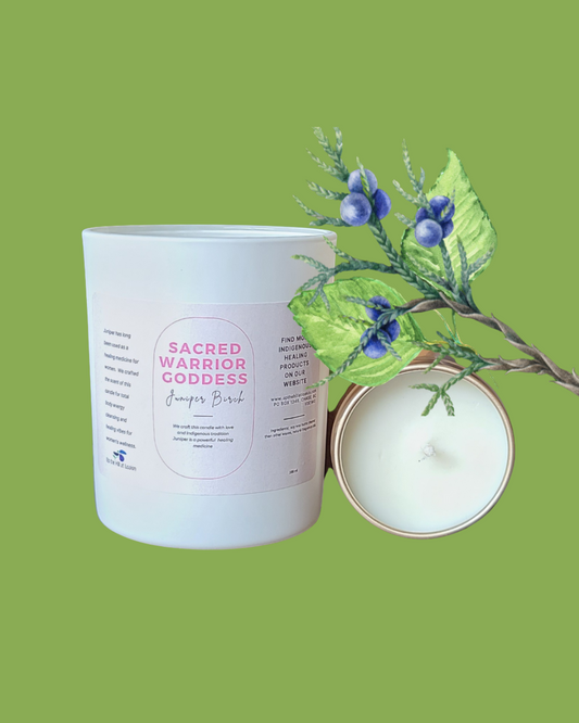 Sacred Warrior Goddess Candle – Birch Juniper