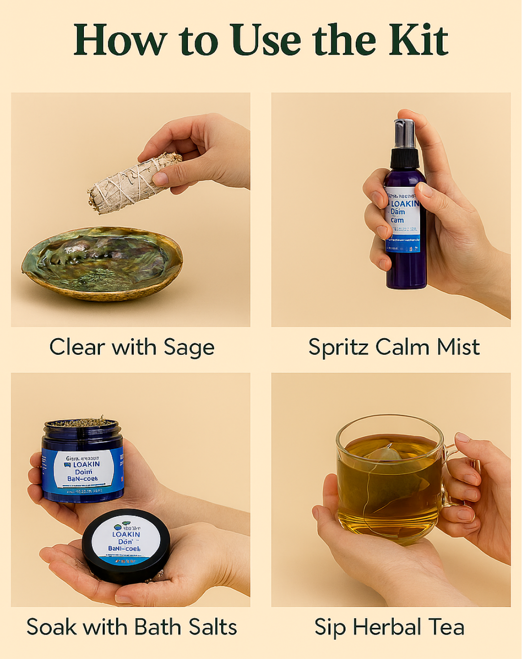 Self-Care Gift Box - Herbal Wellness & Relaxation Ritual