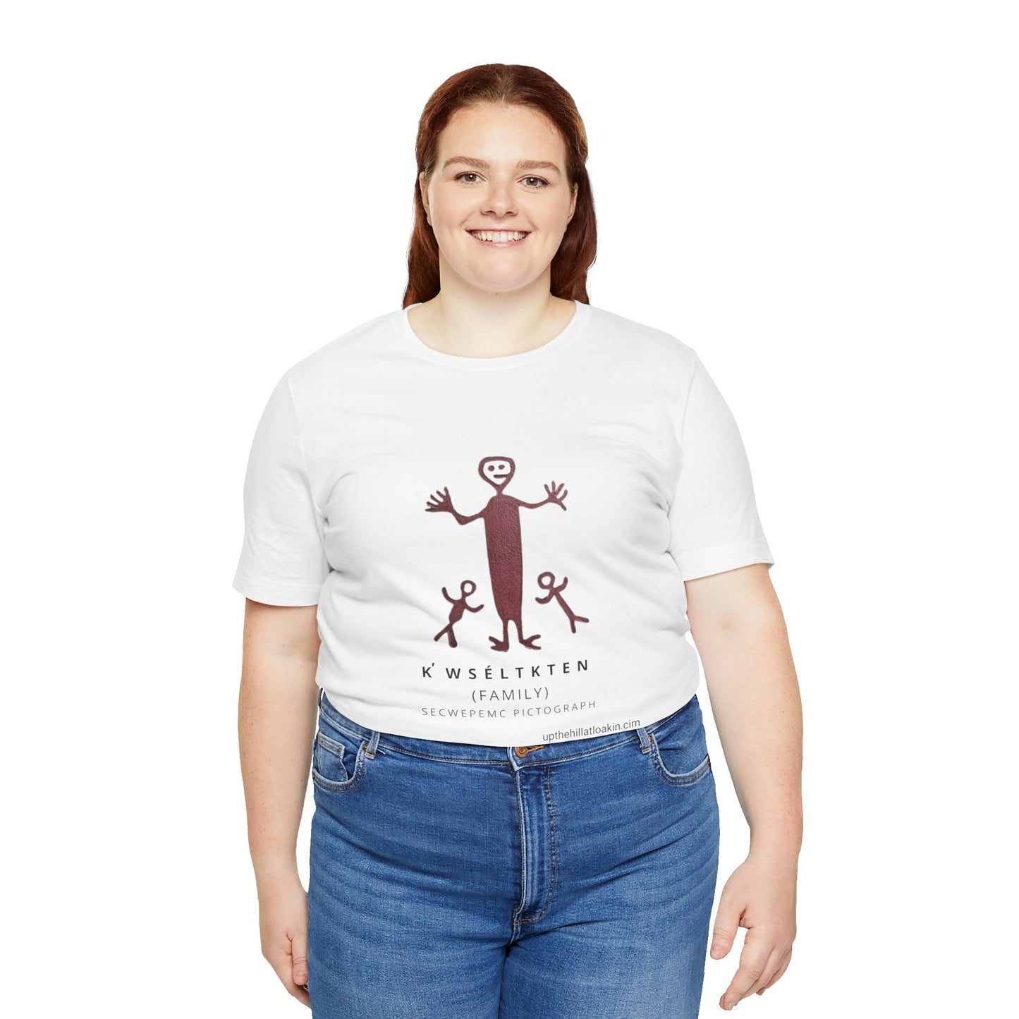 Secwepemc Pictograph Unisex Jersey Short Sleeve Tee