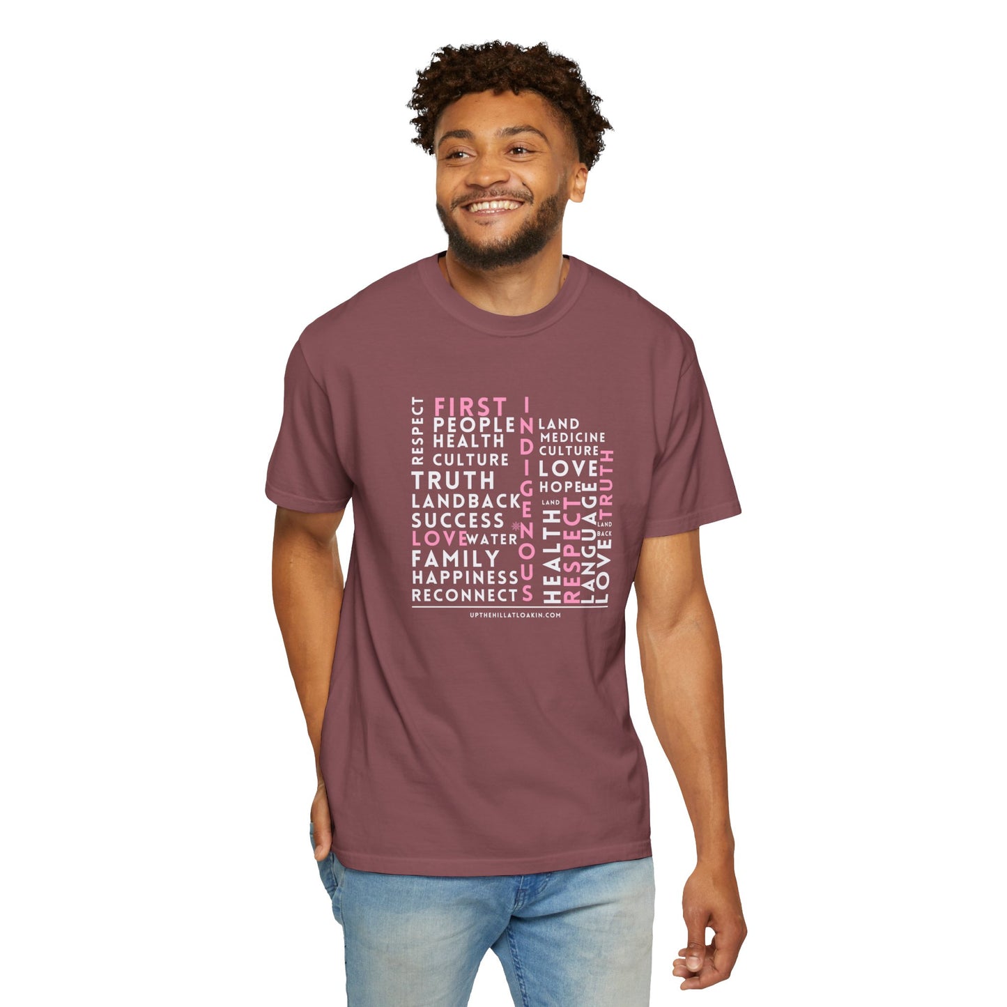 Indigenous Word Art Unisex T-shirt