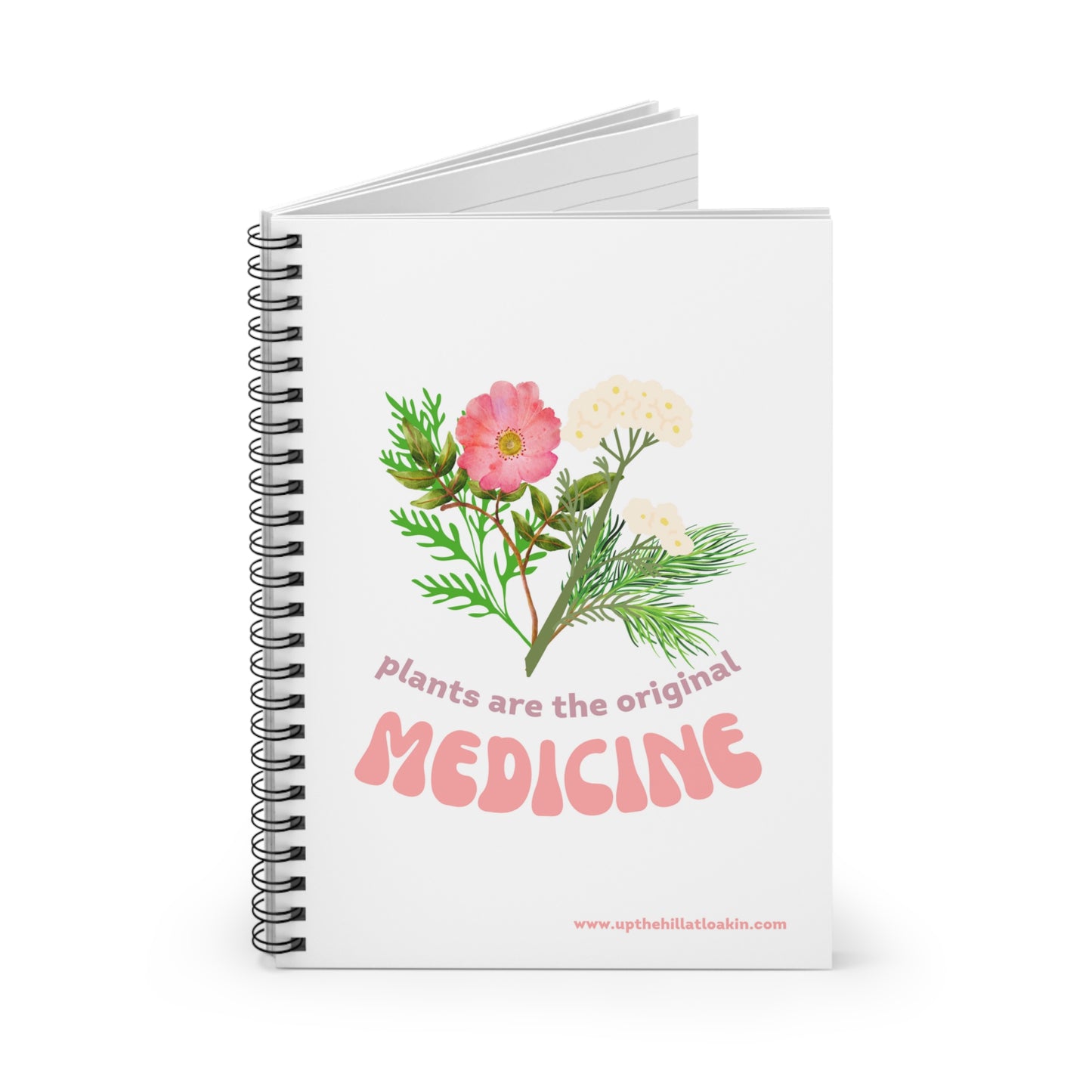 Plants are the Original Medicine Custom Designed Notebook