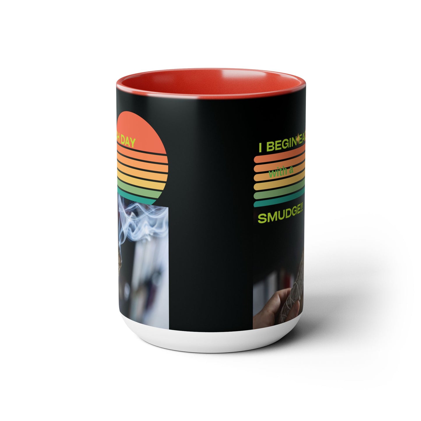 Two-Tone Coffee Mugs, 11oz