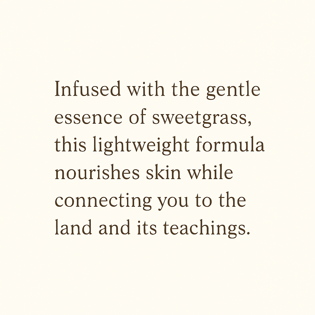 Sweetgrass Scented Lotion