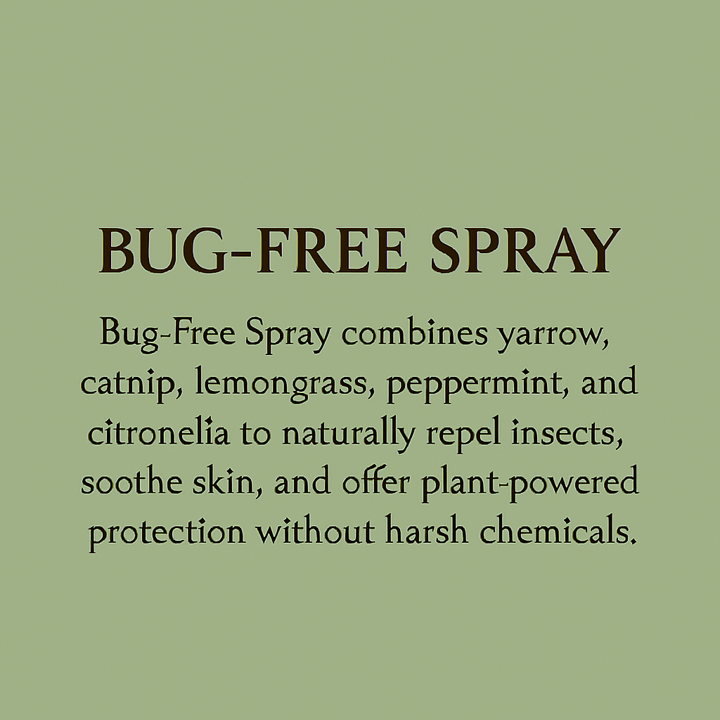 Bug-Free Spray - Natural Outdoor Protection Spray